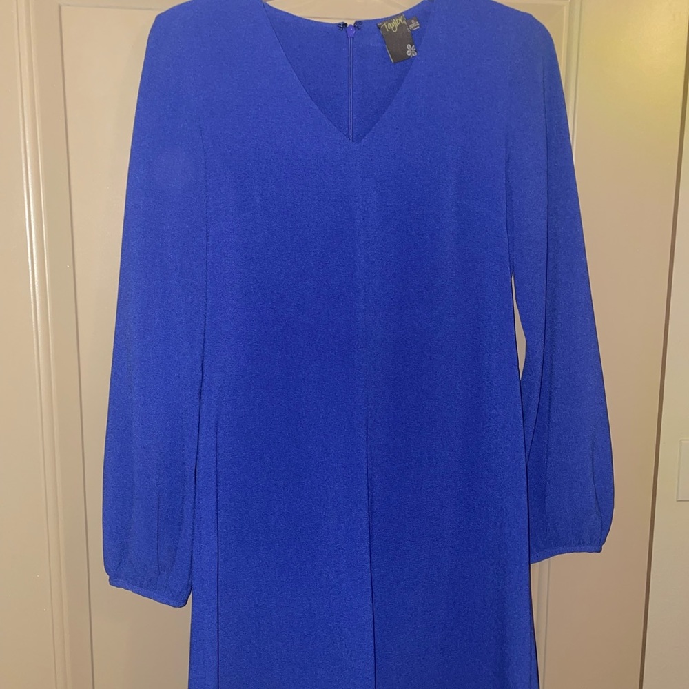 Cobalt Blue Long Sleeve Dress - Taylor Brand